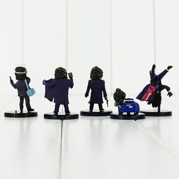 5pcs/5 cm Veliko Dark Knight Joker Mini PVC akcijska Figura Zla Zbirka Lutke Igrače