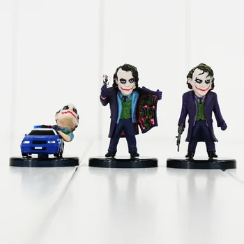 5pcs/5 cm Veliko Dark Knight Joker Mini PVC akcijska Figura Zla Zbirka Lutke Igrače