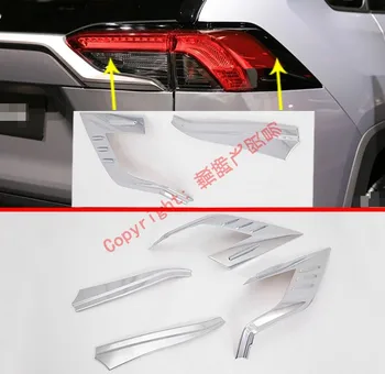 ABS Chrome Rep Luči Zadaj Nazaj Okvir Svetilke Trim modeliranje Za Toyota Rav4 2019 2020