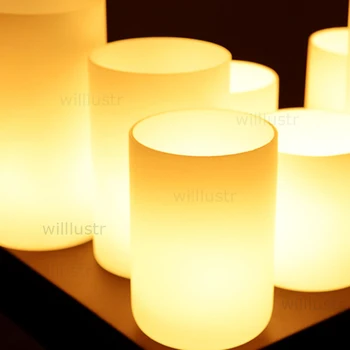 Replika Kevin Reilly Hemel Matematiko Obroč Obesek Žarnice Sveče za Obešanje Lahkih Restavracija LED Bela Steklo Vzmetenje Sveče Lestenec