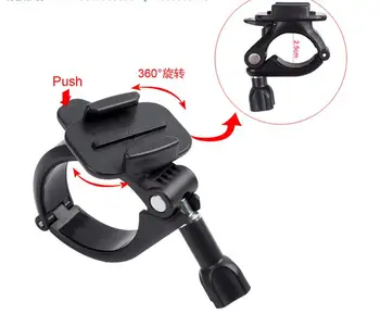 Šport Fotoaparat Nastavek za Krmilo Motocikla z Obračanjem funkcijo Za Gopro 8 7 6 5 4 3 SJCAM Xiaomi yi Premera Med 25-30 mm