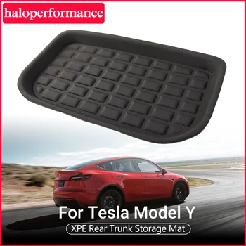 Tesla Avto Zadaj Prtljažnik Za Shranjevanje Mat Sprednji Prtljažnik Mat Trajne Nepremočljiva Tovorni Pladenj Zaščitna Ploščica Za Tesla Model Y Pribor 2020