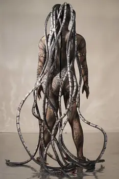 Halloween party dogodek tiskanja tujec kača kostume Kul moških Medusa Crossocheilus bodysuit Fazi kažejo modni brvi model cosplay stranka obleko