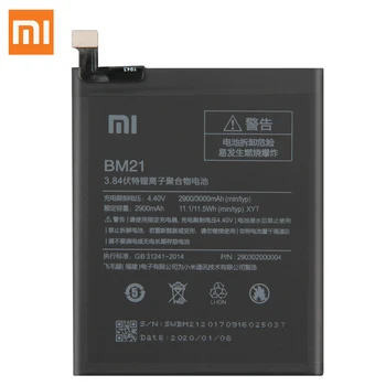 XiaoMi Originalne Nadomestne Baterije BM21 Za XiaoMi Redmi Opomba 5.7 Redrice Novih Pristna Baterija Telefona 2900mAh