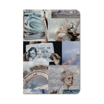 Magzine Umetnosti Flip Cover Za iPad Zraka 3 2 Pro 9.7 10.2 10.5 11 Za 12,9 2019 Tablični Primeru Smart cover Za ipad z 9.7 2018 5. in 6. 7.