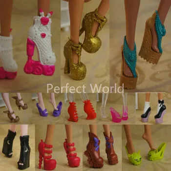 Hotsell kakovostnih Izvirnih 10 parov čevljev za monster high Lutka Stranka otroci rojstni dan darila