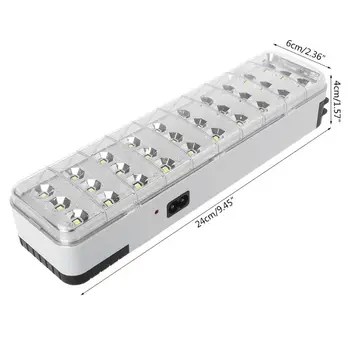 2020 Novo 30LED Multi-funkcijo Sili Lahka Akumulatorska LED Varnostna Svetilka 2 Način Za Dom Tabor na Prostem