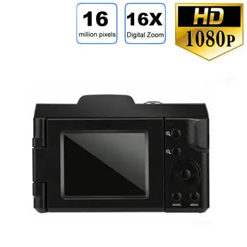 Digitalni Fotoaparat Polno HD1080P 16x Studyset Zoom Za 2,4 Palčni TFT - LCD zaslon LCD Zaslon Profesionalne Kamere Video Kamere Vlogging Fotoaparat