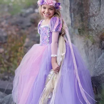 Otroci Dekliška Obleka za Halloween Cosplay Princesa Elegantne Obleke Božični Kostum Stranka Otrok, Otroci Girl Obleke