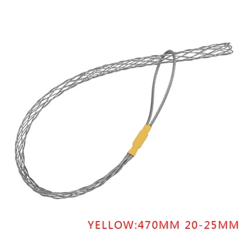 6 ColorsGalvanizing Kovinski Kabel Nogavice Antislip Cevi za Kable Kabel Puller žice prijemala Potegnite Neto Kritje Pripomoček Za 4-25 mm