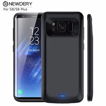 Novi izdelki 5500mAh pametni telefon baterija ohišje za Samsung S8 plus S8+ 5000mAh polnilnik primeru pisane za Samsung galaxy S8