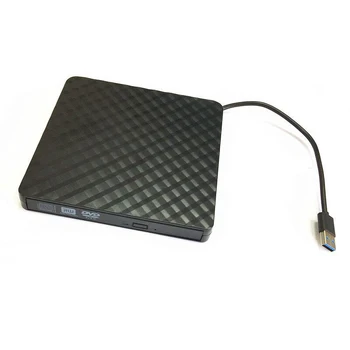 Nov Zunanji DVD Pogon CD Prenosni Ultra-tanek USB 3.0 Rewriter Pisatelj Gorilniki za Visoko Hitrost Prenosa Podatkov za Laptop PC DOM