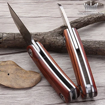 Vroče Mini Kamp na Prostem Prenosni iz Nerjavečega Jekla Folding Nož Rezilo Preživetje Lovski Nož večnamenska Zložljiva Žepni Nož