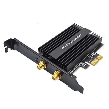 3000Mbps Dual Band Wireless Desktop PCIe Za Intel AX200 Pro Kartica 802.11 ax 2.4 G/5Ghz Bluetooth 5.0 PCI Express WiFi 6 Adapter