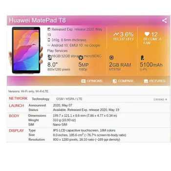 Za Huawei MatePad T8 primeru 8.0 Usnje Ultra Tanek pokrovček MatePad T8 Primeru Kobe2-L03 KOB2-L09 tablet Magnet lupini Stojalo +film+pen