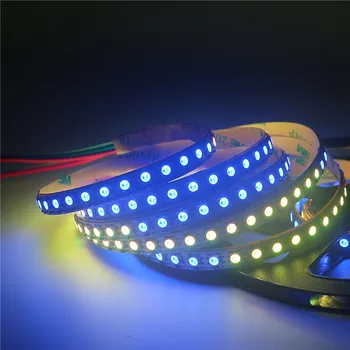 Programabilni Posameznih Naslovljive LED, Pixel Trak 4 mm 5 mm ozka širina WS2812B WS2812 3535 5050 RGB LED Preganja Digitalni lučka