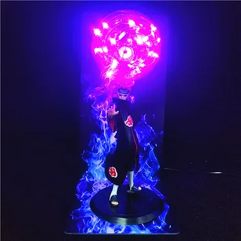 Ustvarjalne Namizne Svetilke Naruto Led Namizne Svetilke Šest Penn Luči Žareče Igrača Ustvarjalna Svetlobna Noč Svetlobe Dropshipping