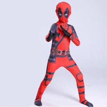 Film Kakovosti Otroški Kostum Za Odrasle Superheroj Spandex Bo Ustrezala Stranke Halloween Cosplay Kostum Z Meči Rokavice