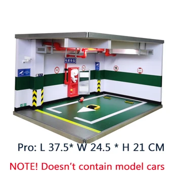 1:18 Zlitine Model Avtomobila Simulacije Podzemna Garaža (Za 1 model avtomobila) Parkirišča, Prostor Scene Zaslon