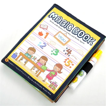 2020 Otroci Risalno Desko Krpo Knjiga Zgodnje Izobraževanje Knjigo Večfunkcijsko Otrok Grafiti Črpanja Vode Platno Knjige