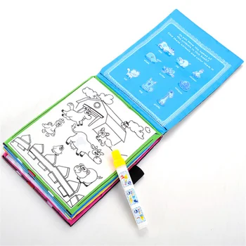 2020 Otroci Risalno Desko Krpo Knjiga Zgodnje Izobraževanje Knjigo Večfunkcijsko Otrok Grafiti Črpanja Vode Platno Knjige