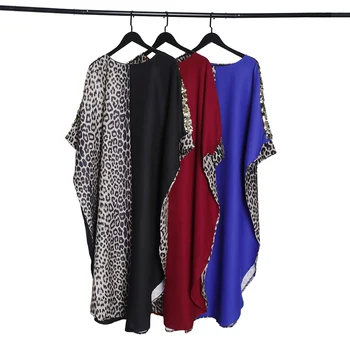 2020 ženske Africaine Tiste Obleke Haljo Femme Afriške Leopard Tiskanja Obleko Za Ženske Boubou Bazin Afriške Plus Velikost Oblačila