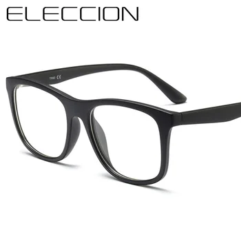 ELECCION Recept Očala Moški Ženske Optični Anti modra Očala TR90 Full Frame Kvadratni Okvir Kratkovidnost Očala Wiht Dioptrije