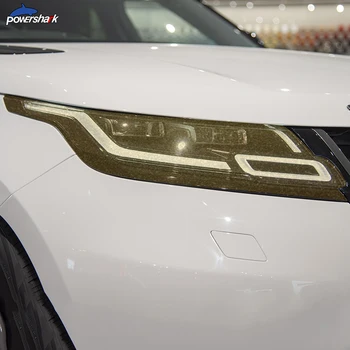 2 Kos Avtomobilski Žarometi Odtenek Black Zaščitno folijo Prozorno TPU Nalepke Za Range Rover Velar 2017 2018 2019 2020 Dodatki