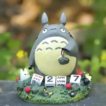 Totoro Lutka Studio Ghibli Moj Sosed Totoro Bobble Vodja Akcije Slika PVC Avto Dekor Zbirateljske Model Igrača Za Otroka, Darilo za Rojstni dan