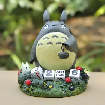 Totoro Lutka Studio Ghibli Moj Sosed Totoro Bobble Vodja Akcije Slika PVC Avto Dekor Zbirateljske Model Igrača Za Otroka, Darilo za Rojstni dan