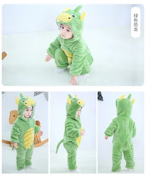 2020 Jeseni, Pozimi novorojenčka Oblačila Vrhnja Halloween Obleko Fant, igralne obleke Otroci Panda Kostum Za Dekle Dojenčka Jumpsuit 3-24M
