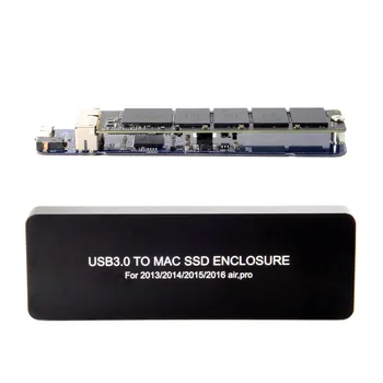 NGFF Prenosnik Air Pro 2013 2016 SSD Prenosni Primeru, USB 3.0 do 16+12 Pin Mobile Box Ohišje HDD