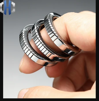 Titanove Zlitine Avto Keychain Moški Obesek Visi Ustvarjalne Osebnosti Luksuzni Key Ring