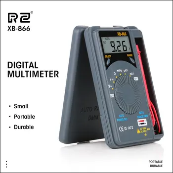 RZ Mini Multimeter Auto Razpon LCD Voltmeter Tester Orodje AC/DC Dlančnik Pocket Digitalni Multimeter Capacimetro Rlc Meter