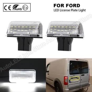 2Pcs LED Številko registrske Tablice Svetloba Svetilke Za Ford Transit MK6 MK7 Priključite Nobene Napake
