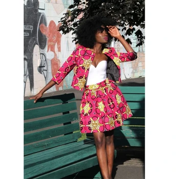 Moda za Ženske Afriška Oblačila 2020 Novice Plašč Tutu Krila Ankara Slog Dashiki Tiskanja Afriške Obleke za Ženske Haljo Africaine