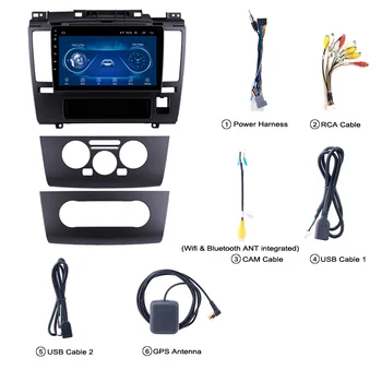 2 Din Android 8.1 9 Palčni GPS Avto Radio Stereo Multimedijski Predvajalnik Za Nissan Tiida 2005 2006 2007 008 2009 2010