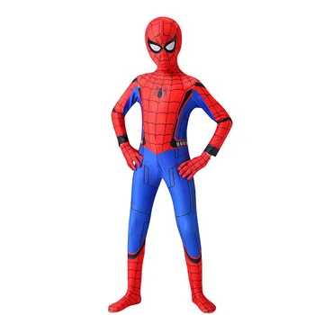 Železo Pajek Cosplay Amazing Spider-boy Človek Halloween Kostum Peter Parker Zentai bo Ustrezala Superheroj Obleka Za Otroke, Odrasle C39A66