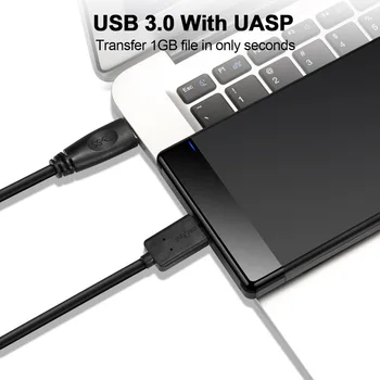 HDD Primeru 2.5 SATA na USB 3.0 Adapter za Trdi Disk, Ohišje za SSD Disk HDD Polje Vtipkajte C 3.1 Primeru HD Zunanje Ohišje HDD