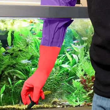 Akvarijske Vode Spremeni Rokavice - Imejte Roke & orožja Suho, Onesnaženje-Prosto - Zagotavlja Redno Fish Tank Vzdrževanje - Elastični Forea