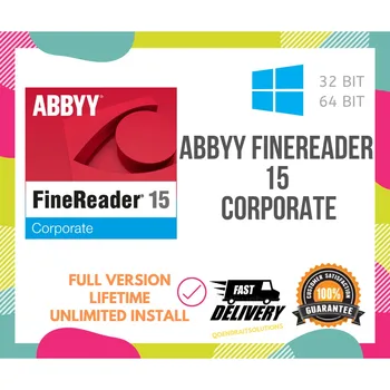 ABBYY FineReader 15 Različica complŕte de l ' entreprise à vie✔️Večjezični✔️Instant Livraison✔️