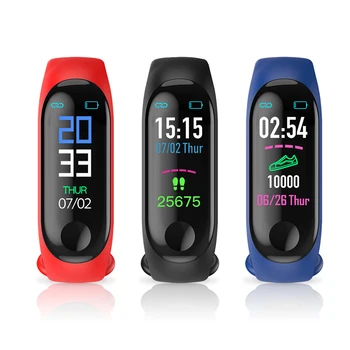 Bluetooth Smart Watch Srčni utrip Zapestnica Barvni Zaslon na Dotik Fitnes Tracker Krvnega Tlaka, Srčnega utripa Smart Band ZXPY1