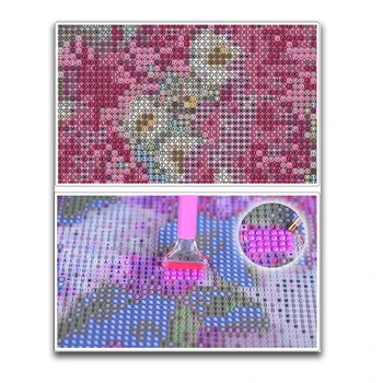 Needlework Diy Diamond Slikarstvo Krajine Navzkrižno Šiv Vezenje Svetilnik Celoten Kvadratni Sliki Full Nosorogovo Mozaik