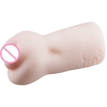 Moški Masturbator 3D Realistična Vagina Silikonska Muca Ročni Masturbacija Pokal Adult Sex Lutka Erotičnih Igrač za Moške Sex Shop