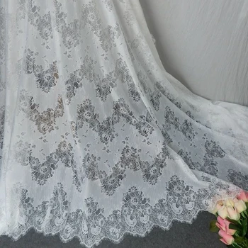 3Metwter Najlon trepalnic čipke tkanine DIY poročno obleko, pribor za obleko materiala