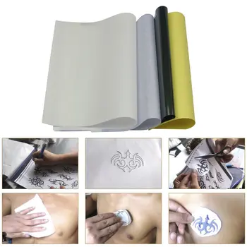 50pcs Tatoo Papir za Prenos Toplotni Prenos Ogljikovih Matrica Papir Tetoviranje Matrica Kopije Sledenje Papir Pribor dropship