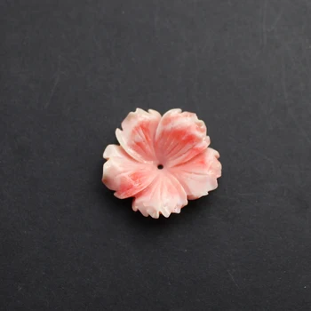 (10pieces/veliko) Vklesan 30 mm Cvetje Prostor deli DVOJNI Barve Umetno Koralni Ugotovitve za Nakit, izdelava