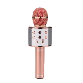 Bluetooth Karaoke Mikrofon Brezžični Mikrofon Professiona Zvočnik Ročni Microfone Igralec Petje Diktafon Mikrofon