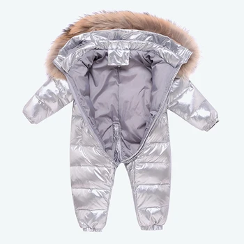 IYEAL -30 Stopinj ruske Zime Nepremočljiva Snowsuits Otrok Baby Kombinezoni za Otroke, igralne obleke Dekle Navzdol Coats Fantje Vrhnja oblačila