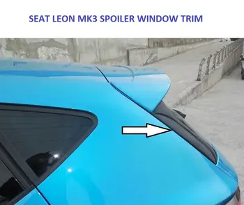 Seat Leon Okno Trim Spojler Zadaj Streho 2012-2020 Mk3 / 3.5 ABS Plastike Hitra Dostava Iz Turčije Avto Oprema sklop 2 kos